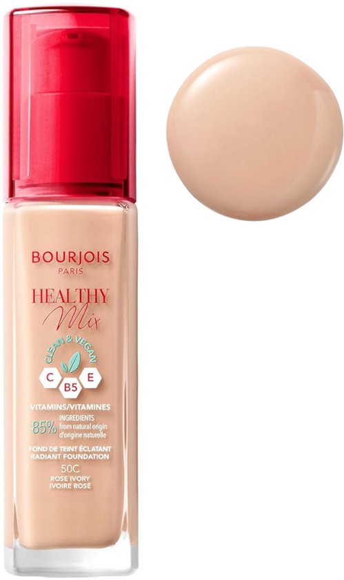 Bourjois Healthy Mix Clean foundation - vegan - 050 Rose Ivory