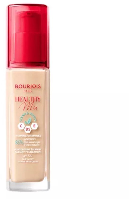 Bourjois Healthy Mix Clean Vegan foundation - 49.5 Fair Ivory