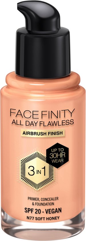 Max Factor Facefinity foundation - All Day Flawless - N77 Soft Honey