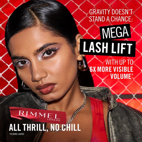 Rimmel Thrill Seeker Mega Lift mascara - 10 ml - Zwart