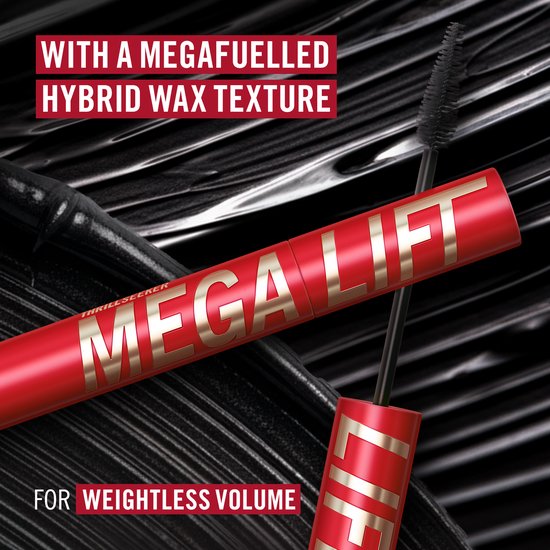 Rimmel Thrill Seeker Mega Lift mascara - 10 ml - Zwart