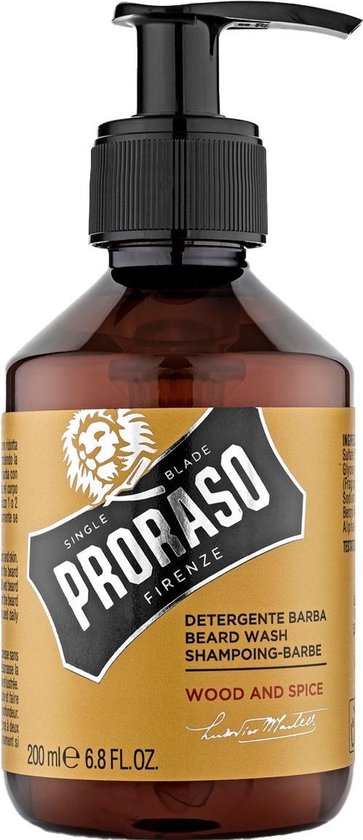 Proraso Wood and Spice baardshampoo - 200 ml