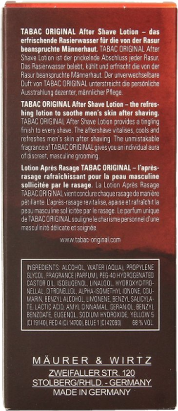 Tabac Original aftershave lotion - for Men - 50 ml