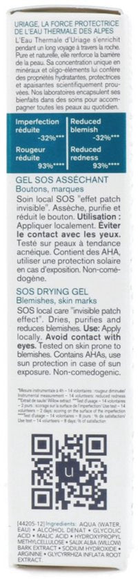 Uriage Hyseac SOS drooggel - 15 ml
