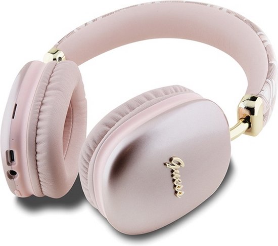 Guess G-Cube koptelefoon - bluetooth stereo over-ear - Roze
