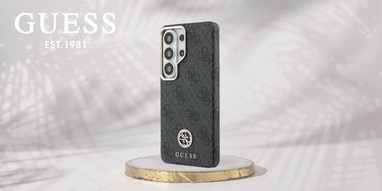 Guess 4G Strass Logo case - Samsung Galaxy S26 Ultra - MagSafe - Grey