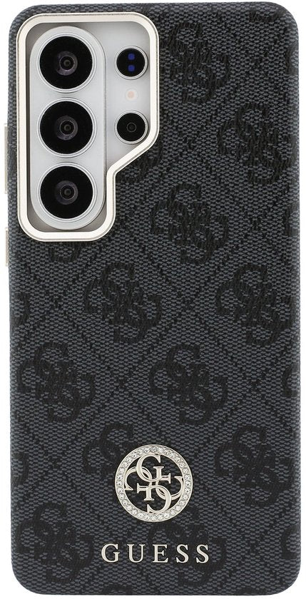 Guess 4G Strass Logo case - Samsung Galaxy S26 Ultra - MagSafe - Grey