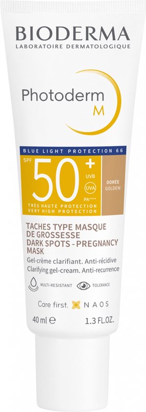 Bioderma Photoderm M zonnebrandcrème - SPF50+ - tegen donkere vlekken en zwangerschapsmasker - 40 ml
