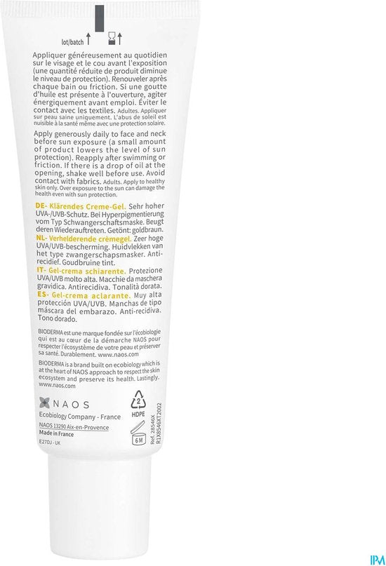Bioderma Photoderm M zonnebrandcrème - SPF50+ - tegen donkere vlekken en zwangerschapsmasker - 40 ml