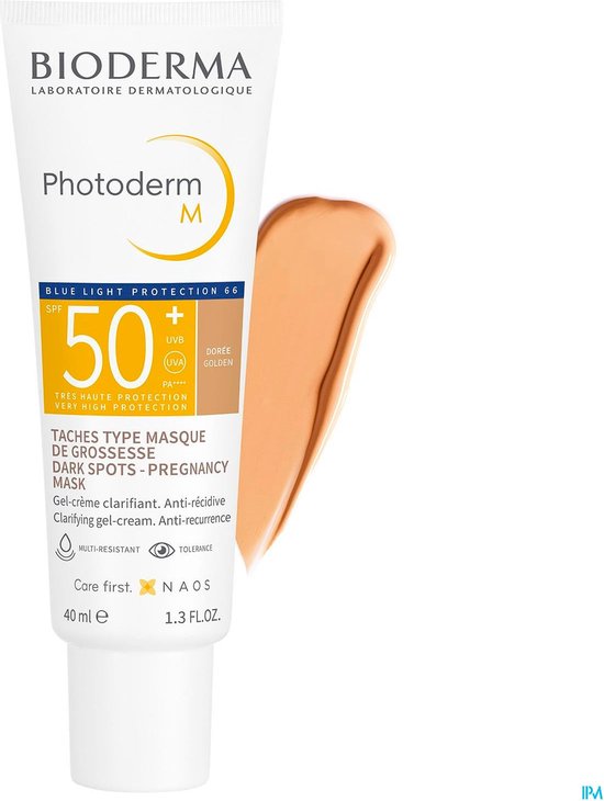 Bioderma Photoderm M zonnebrandcrème - SPF50+ - tegen donkere vlekken en zwangerschapsmasker - 40 ml