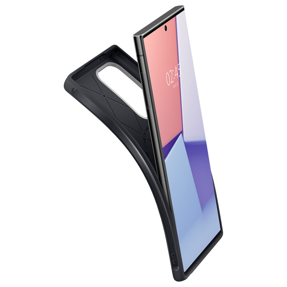 Spigen Cyrill Color Brick Hoesje voor Samsung Galaxy S23 Ultra - Zwart