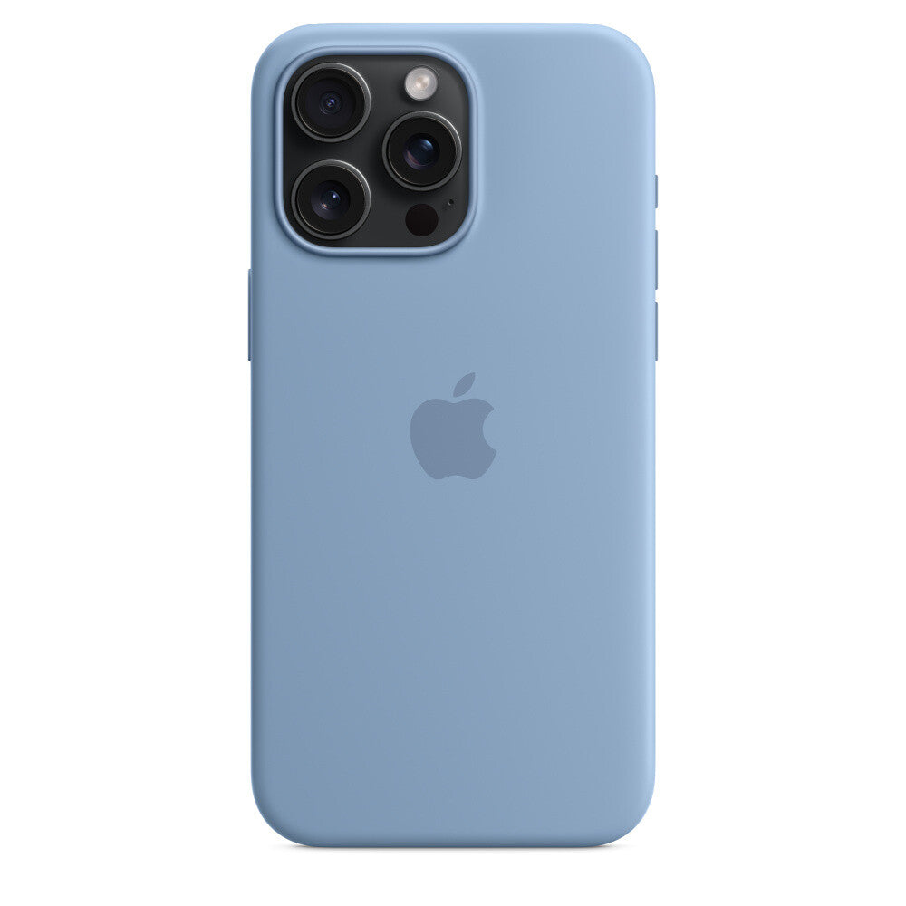 Apple iPhone 15 Pro Max Silicone Case met MagSafe - Blauw