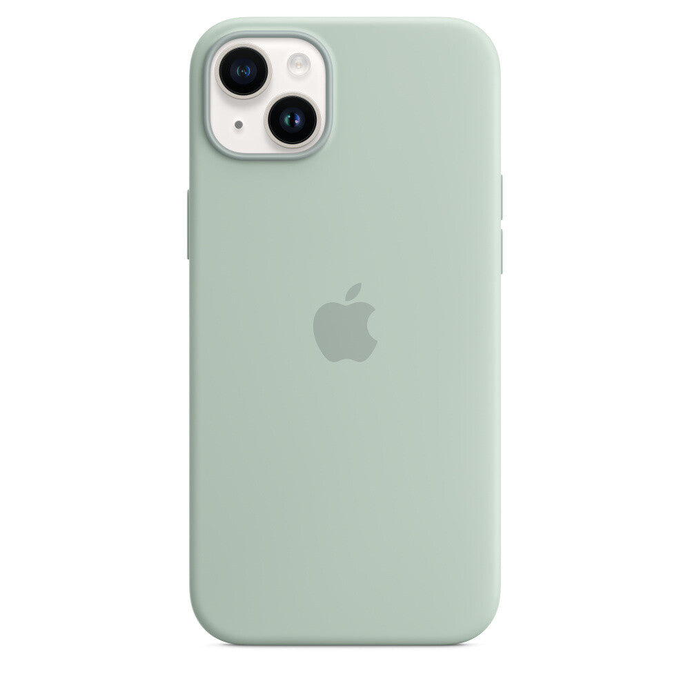 Apple iPhone 14 Plus Silicone Case met MagSafe - Agavegroen