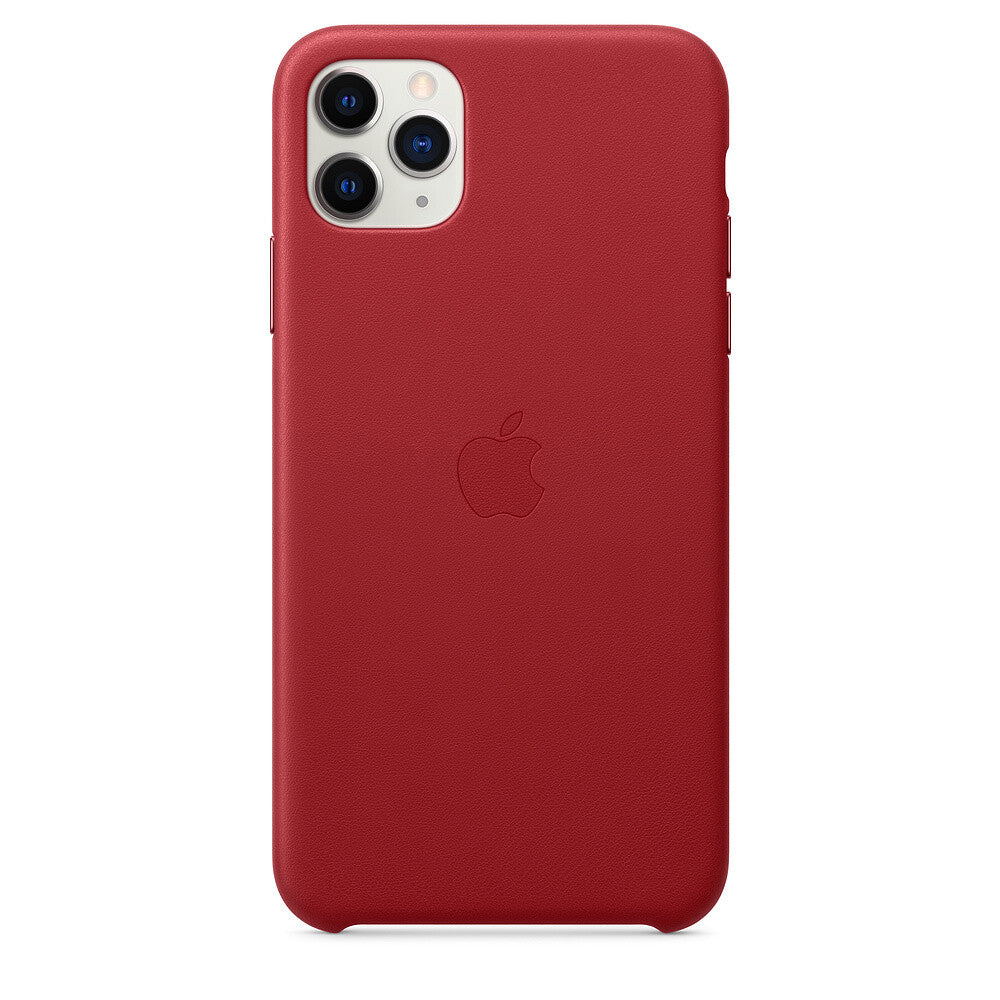 Apple iPhone 11 Pro Max Leather Case - (PRODUCT)RED