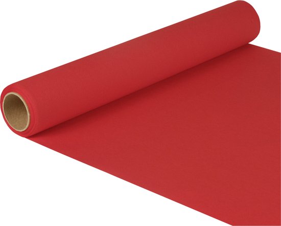 Tafelloper - papier - 500×40 cm - Rood