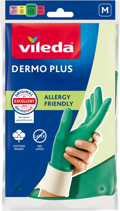 Vileda Dermo Plus handschoenen - nitril - hypoallergeen - maat medium