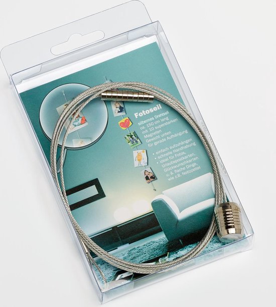 Walther Design fotodraad - Zilver