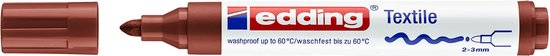 edding 4500 textielmarker - Bruin