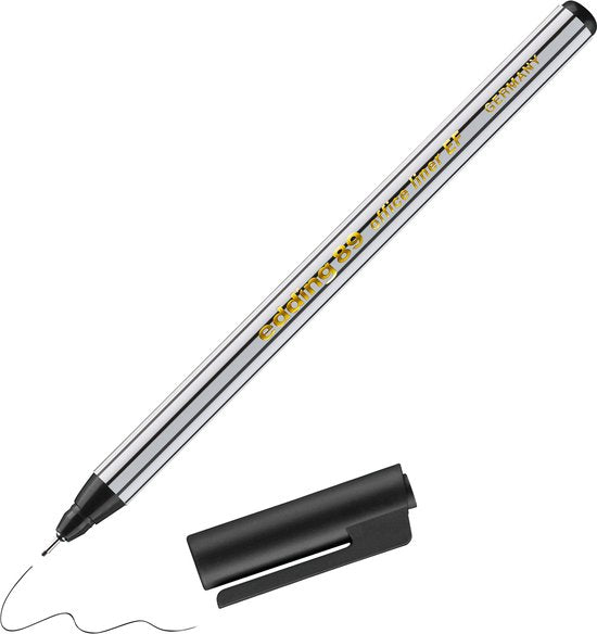 Edding 89 office fineliner set van 10 - EF 0,5 mm - zwart