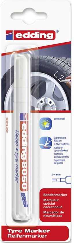 Edding 8050 bandenmarker - Wit