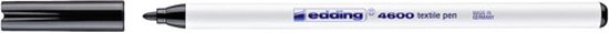 Edding 4600 textielstift - set van 10 kleuren - ronde punt 1 mm - wasbestendig 60°C