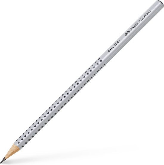 Faber Castell Grip 2001 grafietpotloden set - H, HB, B, 2B - blisterverpakking