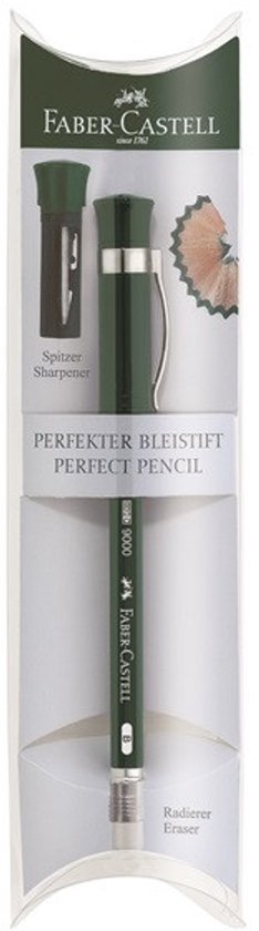 Faber-Castell grafietpotlood - serie 9000 Perfect Pencil - hardheid B - FC-119037
