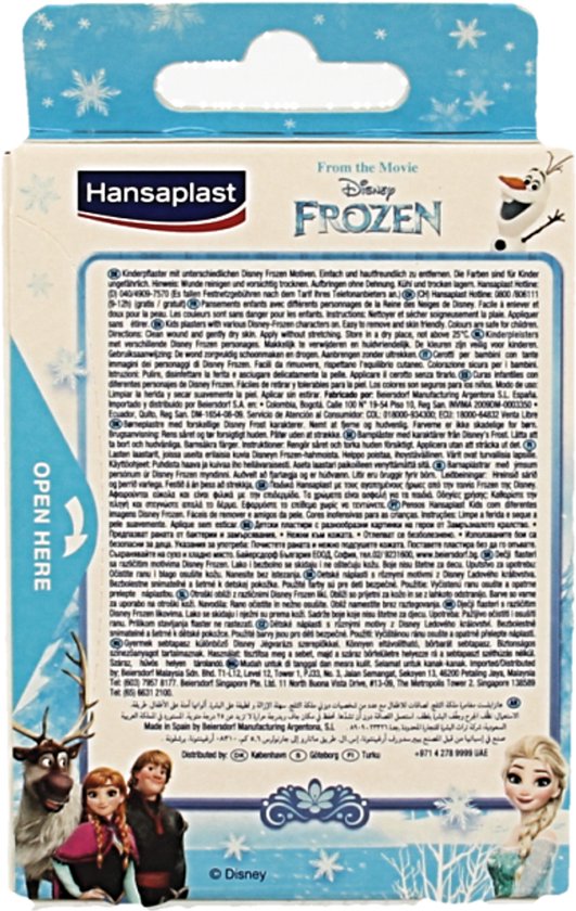 Hansaplast Kids pleisters - Frozen - wondverzorging kinderen - 20 stuks