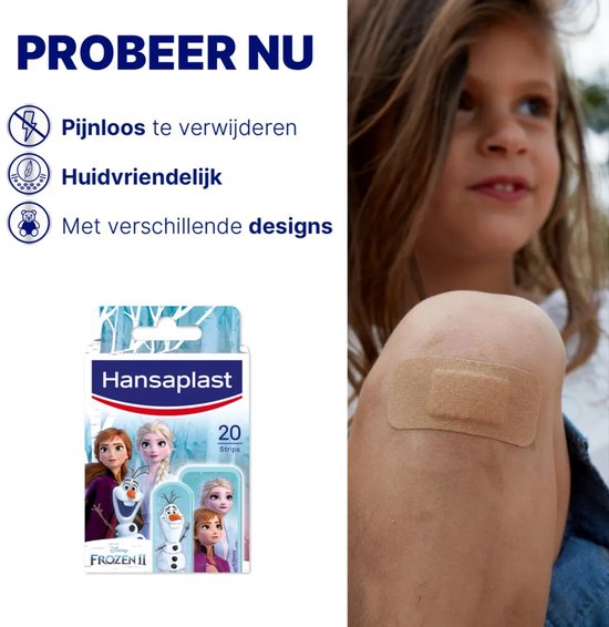 Hansaplast Kids pleisters - Frozen - wondverzorging kinderen - 20 stuks