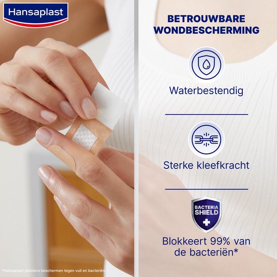 Hansaplast Universal pleisters - wondpleisters voor wondverzorging - 40 stuks