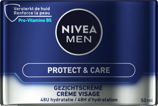Nivea Men day cream - Protect & Care hydrating - aloe vera and vitamin B5 - normal and dry skin - 50 ml