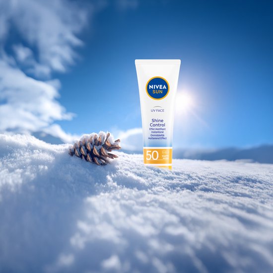 NIVEA SUN Face Shine Control zonnebrandcrème gezicht - SPF 50 - matterend effect - 50 ml
