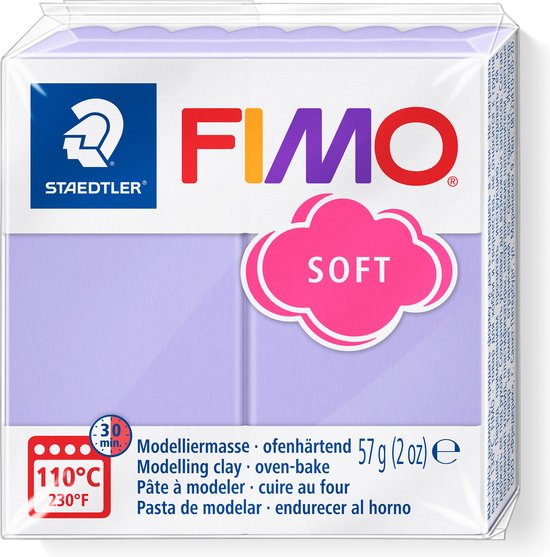 Fimo soft boetseerklei - 57 g - Lila