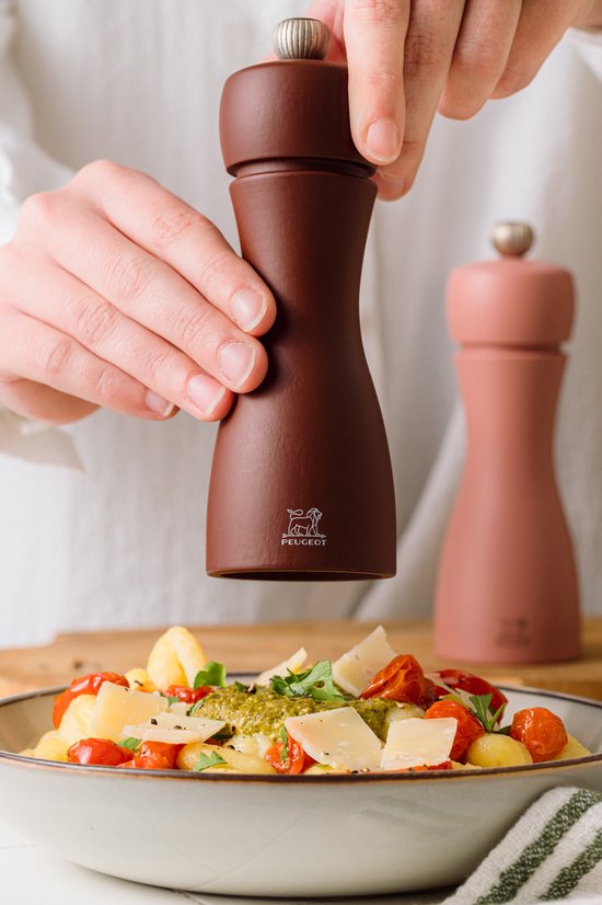 Peugeot Tahiti peper- en zoutmolen duo - 15 cm - Cacao & Noten
