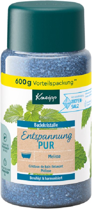 Kneipp badzout - Pure Ontspanning - citroenmelisse - 600 g
