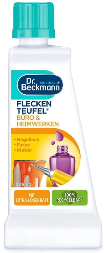Dr. Beckmann vlekkenduivel - lijm verf nagellak kauwgom - 50 ml