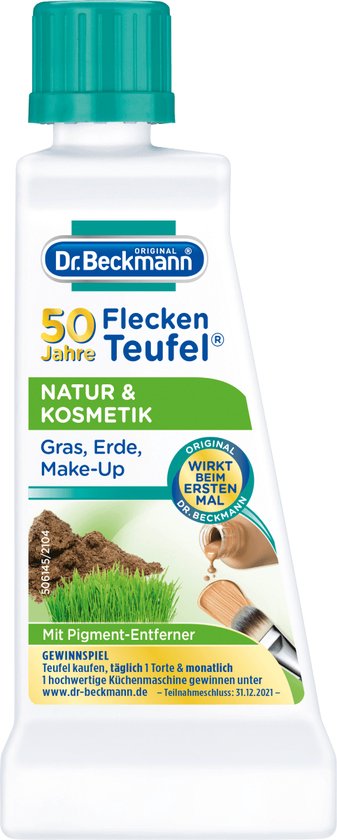 Dr. Beckmann vlekkenverwijderaar - vloeibaar voor cosmetica, gras en modder - 50 ml