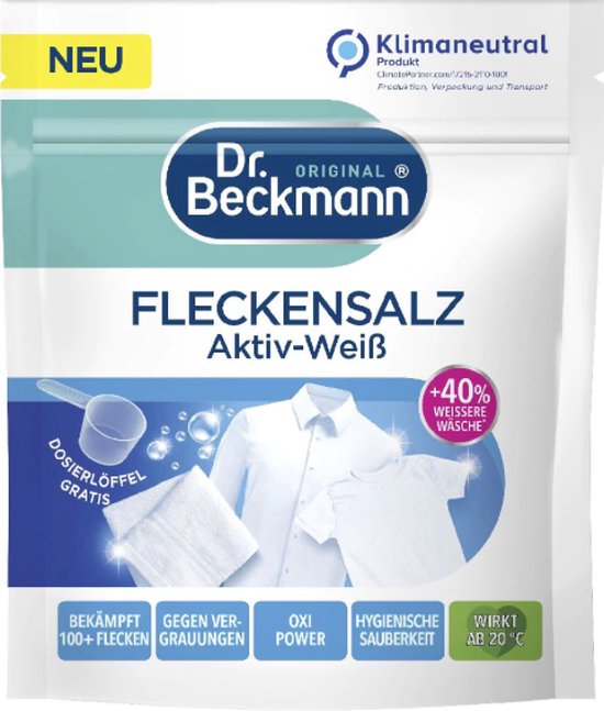 Dr. Beckmann vlekkenzout - Oxi Power - wasadditief voor witte was - 400 gram