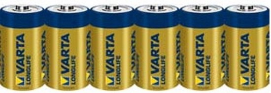Varta Long Life batterijen - alkaline C LR14 1,5V - set van 6