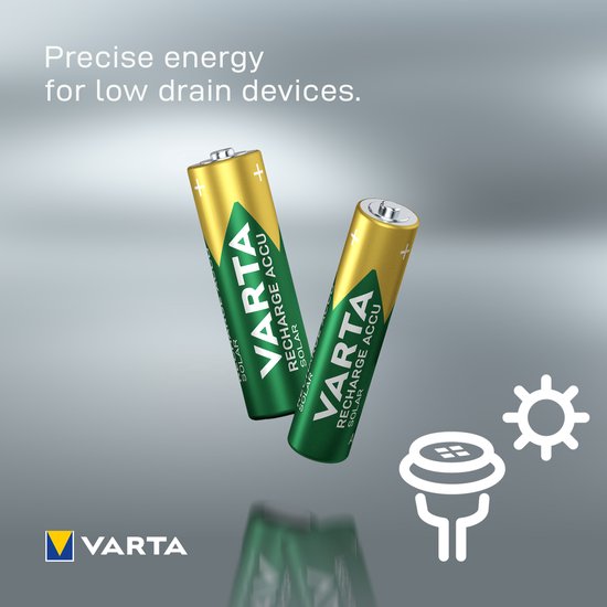 Varta Solar NH6 batterij - AA 800 mAh - oplaadbaar
