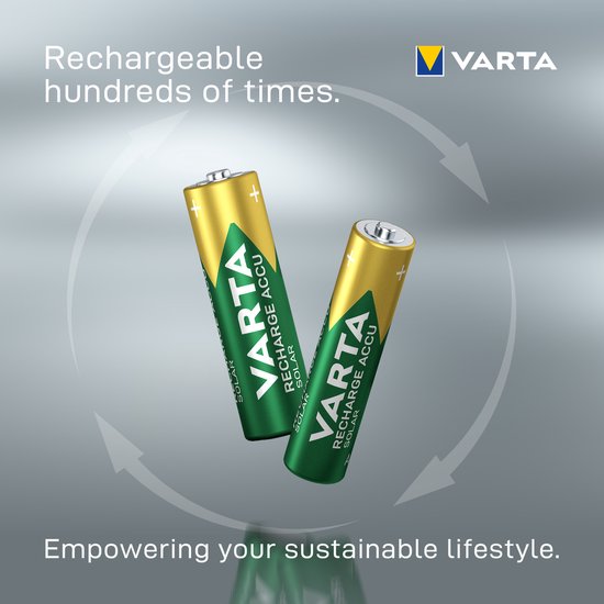 Varta Solar NH6 batterij - AA 800 mAh - oplaadbaar