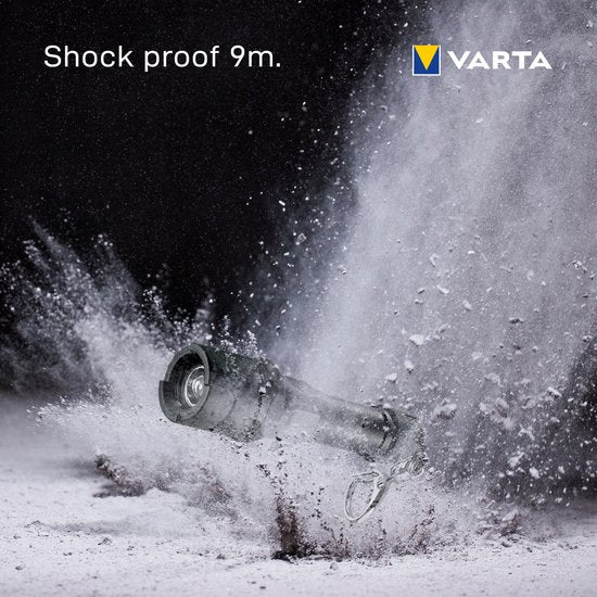 Varta sleutelhanger zaklamp - 12 lm - Zwart