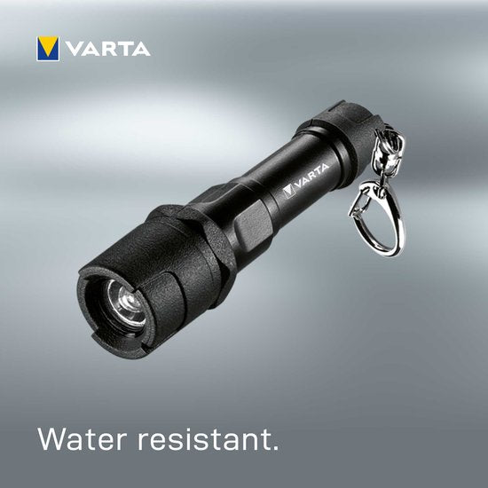 Varta sleutelhanger zaklamp - 12 lm - Zwart