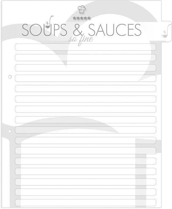 Rezeptordner receptenmap - Cooking with love - A4