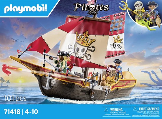 Playmobil Pirates piratenschip - 71418