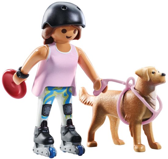 Playmobil My Life schaatser met retriever - 71739