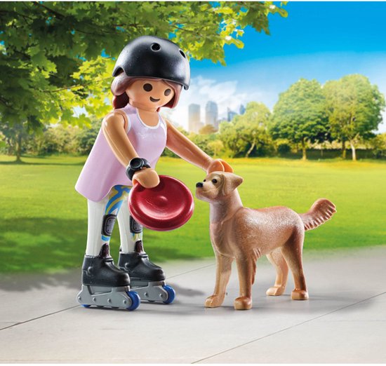 Playmobil My Life schaatser met retriever - 71739