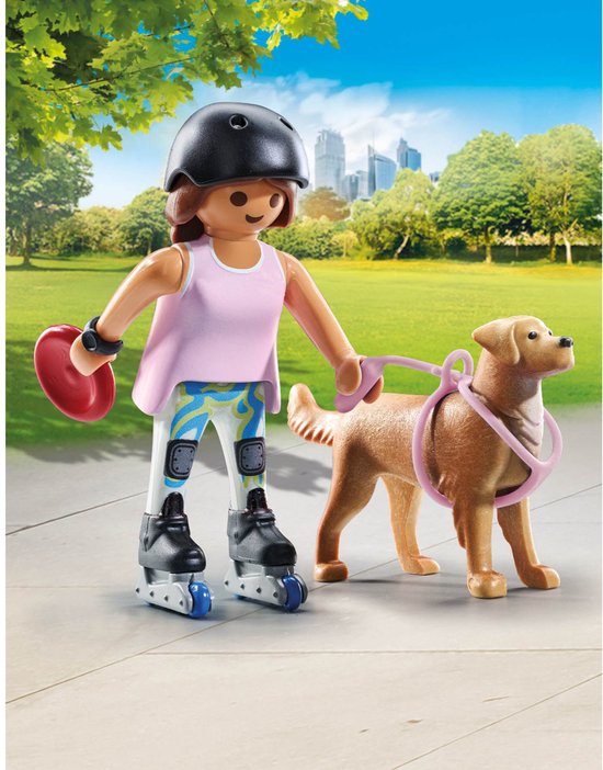 Playmobil My Life schaatser met retriever - 71739