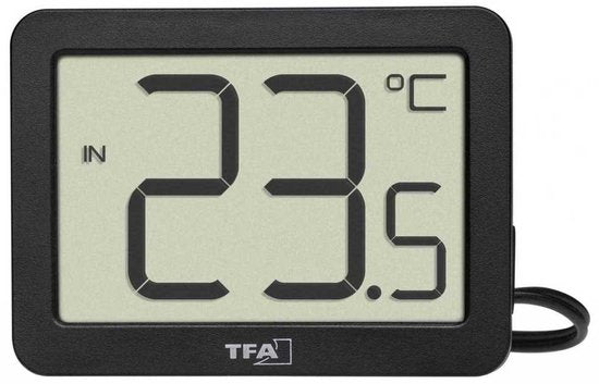TFA Dostmann thermometer - 30.1066.01 - Zwart