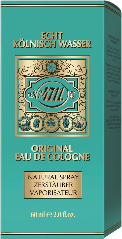 4711 eau de cologne - natural spray unisex - 60 ml
